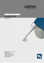 Lissmac MULTICUT 800 Operating Manual preview