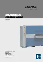 Lissmac SBM-M 1000 B2 Operating Manual предпросмотр