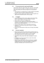 Preview for 9 page of Lissmac SBM-M 1000 B2 Operating Manual