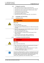 Preview for 25 page of Lissmac SBM-M 1000 B2 Operating Manual