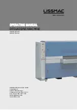 Предварительный просмотр 1 страницы Lissmac SBM-M 1000 D2 Operating Manual