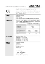 Предварительный просмотр 29 страницы Lissmac VACUUM-WET 100 E Operating Manual