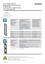 Предварительный просмотр 9 страницы Lista L1006 Safety And Assembly Instructions Manual