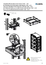 Предварительный просмотр 25 страницы Lista L1006 Safety And Assembly Instructions Manual