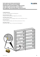 Предварительный просмотр 39 страницы Lista L1006 Safety And Assembly Instructions Manual