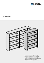 Lista SIDEBOARD Safety And Assembly Instructions Manual preview