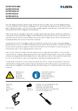 Preview for 3 page of Lista SIDEBOARD Safety And Assembly Instructions Manual