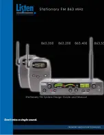 Listen Technologies 863.050 User Manual предпросмотр