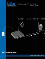 Preview for 7 page of Listen Technologies 863.050 User Manual