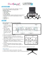 Listen Technologies CourtSmart ListenIR Quick Manual preview