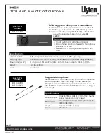 Предварительный просмотр 2 страницы Listen Technologies LBB 3527/00 Specification Sheet