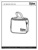 Preview for 1 page of Listen Technologies Listen Soft Case LA-306 Product Manual