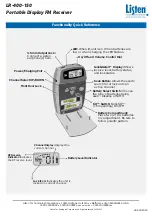 Предварительный просмотр 2 страницы Listen Technologies LR-400-150 Quick Reference