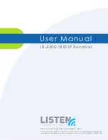 Предварительный просмотр 1 страницы Listen Technologies LR-4200-IR User Manual