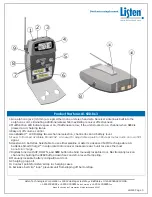 Preview for 3 page of Listen Technologies LR-500 Datasheet