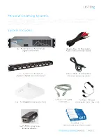 Preview for 3 page of Listen Technologies Personal Listening Installation Manual