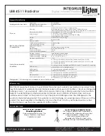 Preview for 3 page of Listen Technologies Radiator LBB 4511 Brochure & Specs