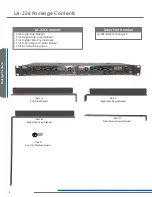 Предварительный просмотр 6 страницы Listen LA-326 User Manual