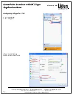 Preview for 6 page of Listen ListenPoint LPT-C6 Application Note