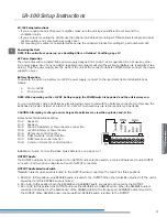 Preview for 13 page of Listen LR-100 Series User Manual