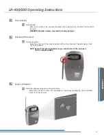 Preview for 59 page of Listen LR 400 Design Manual & Manual