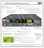 Listen LT-803 Quick Reference Card preview