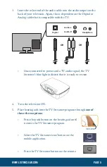 Preview for 5 page of ListenClear TV STREAMER User Manual