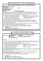 Предварительный просмотр 11 страницы Lister E 3020 Instructions For Use Manual