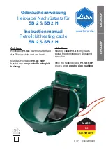 Lister SB 2 Instruction Manual preview