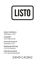 Listo 24HD-CAC842 User Manual предпросмотр