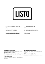 Listo CAL170-60B1 Instruction Manual preview