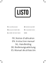 Предварительный просмотр 1 страницы Listo CM7 L5 Instruction Manual