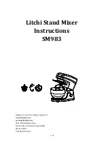 Litchi SM983 Instructions Manual preview