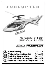 Lite Machines FUNCOPTER AK Building Instructions предпросмотр