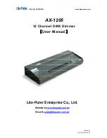 Lite-Puter AX-1205 User Manual предпросмотр