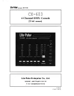 Lite-Puter CX-603 User Manual предпросмотр