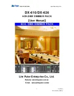 Предварительный просмотр 1 страницы Lite-Puter DX-610 User Manual