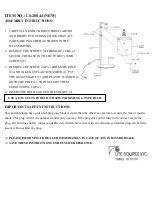 Preview for 1 page of Lite Source LS-20844 Assembly Instructions