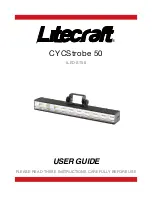 Предварительный просмотр 1 страницы Litecraft CYCStrobe 50 User Manual