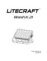 Предварительный просмотр 1 страницы Litecraft WashX.21 User Manual