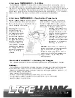 Предварительный просмотр 4 страницы LiteHawk CHARGER 2 Instruction Manual