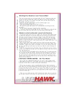 Предварительный просмотр 6 страницы LiteHawk INTIMIDATOR Instruction Manual