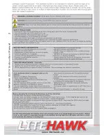 Preview for 2 page of LiteHawk QUATTRO CLICK Instruction Manual