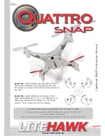 Preview for 1 page of LiteHawk QUATTRO SNAP Instruction Manual