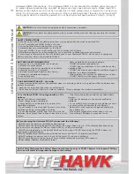 Preview for 2 page of LiteHawk ZOOM 2 Instruction Manual