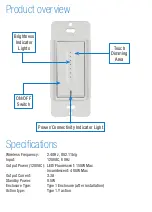 Предварительный просмотр 2 страницы LITELINE LC-CRTL-DIM-1 User Manual