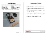 Предварительный просмотр 2 страницы Litelink ACC-1015 Operating Instructions