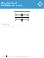 Preview for 2 page of Litelume Flood Light Small Installation Instructions