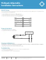 Предварительный просмотр 2 страницы Litelume Wallpack-Adjustable Installation Instructions