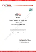 LITEMAX SSD1505 Manual предпросмотр